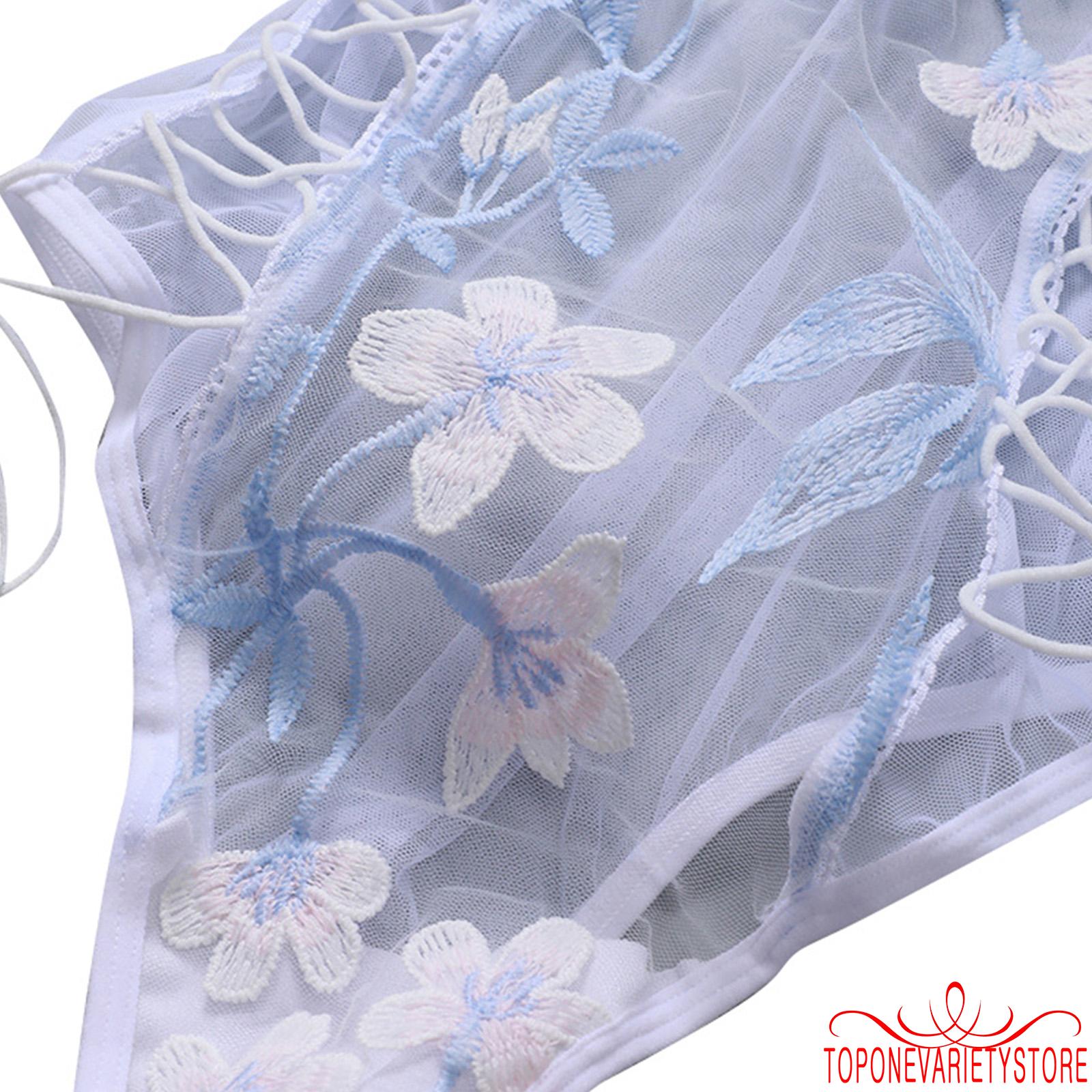 Bộ Đồ Lót Liền Thân Phối Ren Thêu Họa Tiết Gợi Cảm Cho Nữ | BigBuy360 - bigbuy360.vn