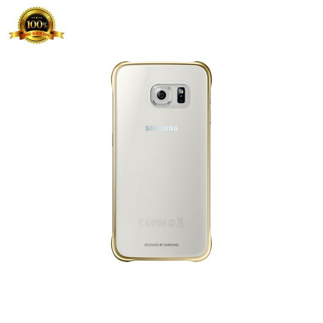 Ốp lưng Clear cover Cho Galaxy S6 viền mạ crow
