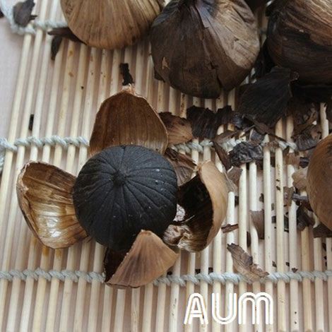 Tỏi đen cô đơn xuất khẩu AUM - Hộp 350gr Nguyên Vỏ