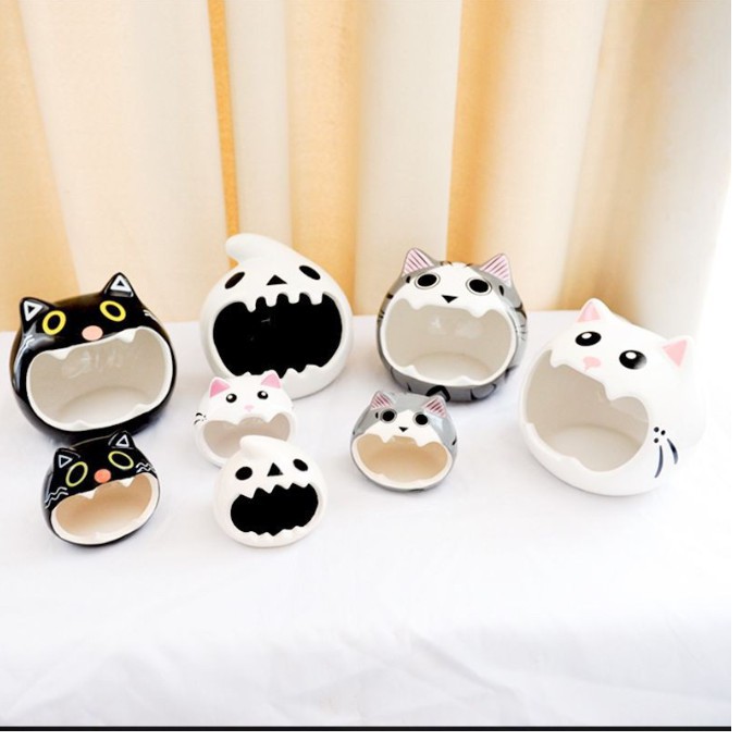 Nhà ngủ sứ hình ngáo ộp cho hamster