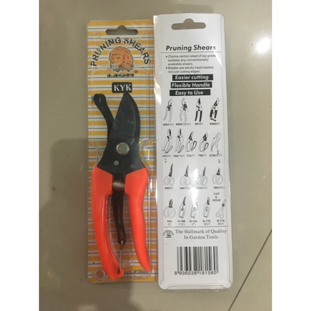 Kéo cắt cành cam kiểu dáng nhỏ Prunning Shears