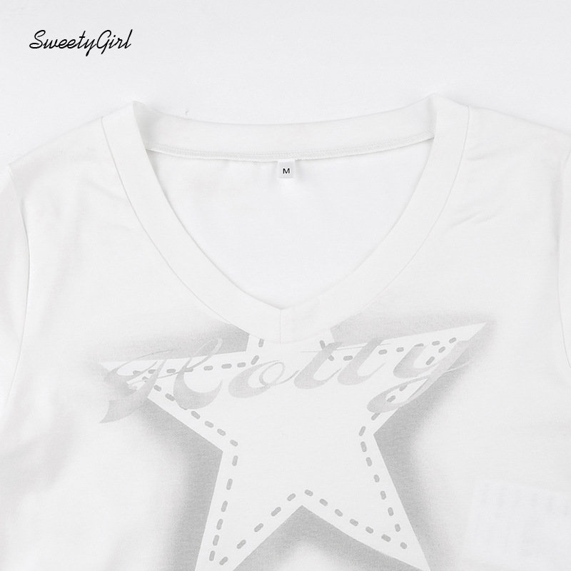 Áo Thun Tay Dài Cổ Tròn Dáng Ôm In Hình Ngôi Sao Thời Trang 2022 Cho Nữ