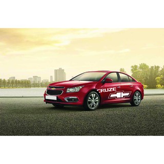 Decal tem dán sườn xe Chevrolet Cruze - AutoPlaza tem thiết kế riêng theo từng đơn đặt của khách hàng