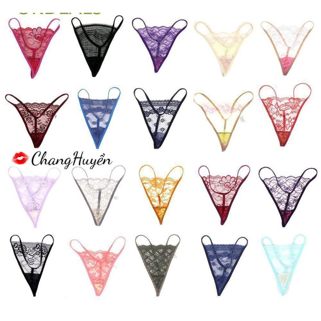 Quần lót lọt khe ren Sexy - giao màu ngẫu nhiên