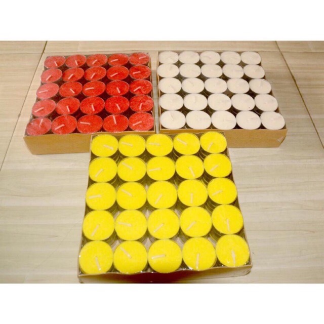 Đèn Cầy Sáp ( hộp 100 viên)