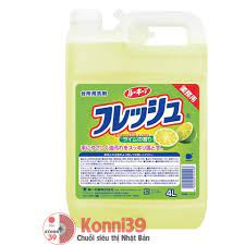 Nước rửa bát Wai hương chanh tươi mát can 4L - Konni39 Sơn Hoà