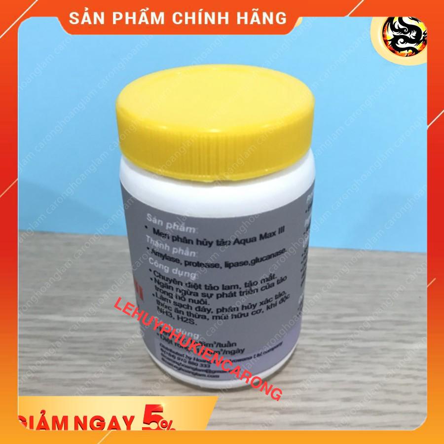AQUA MAX 3 Men Diệt Tảo, Rêu Hại Phân Hủy Các Chất Hữu Cơ Cho Hồ Cá Hủ 50gram