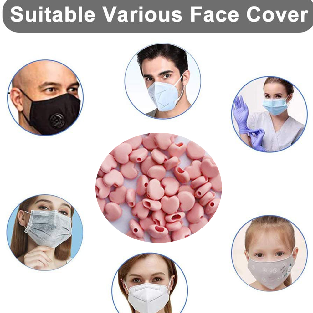 Nút Chặn Dây Cáp Bằng Silicon Hình Trái Tim Nhiều Màu Sắc | BigBuy360 - bigbuy360.vn