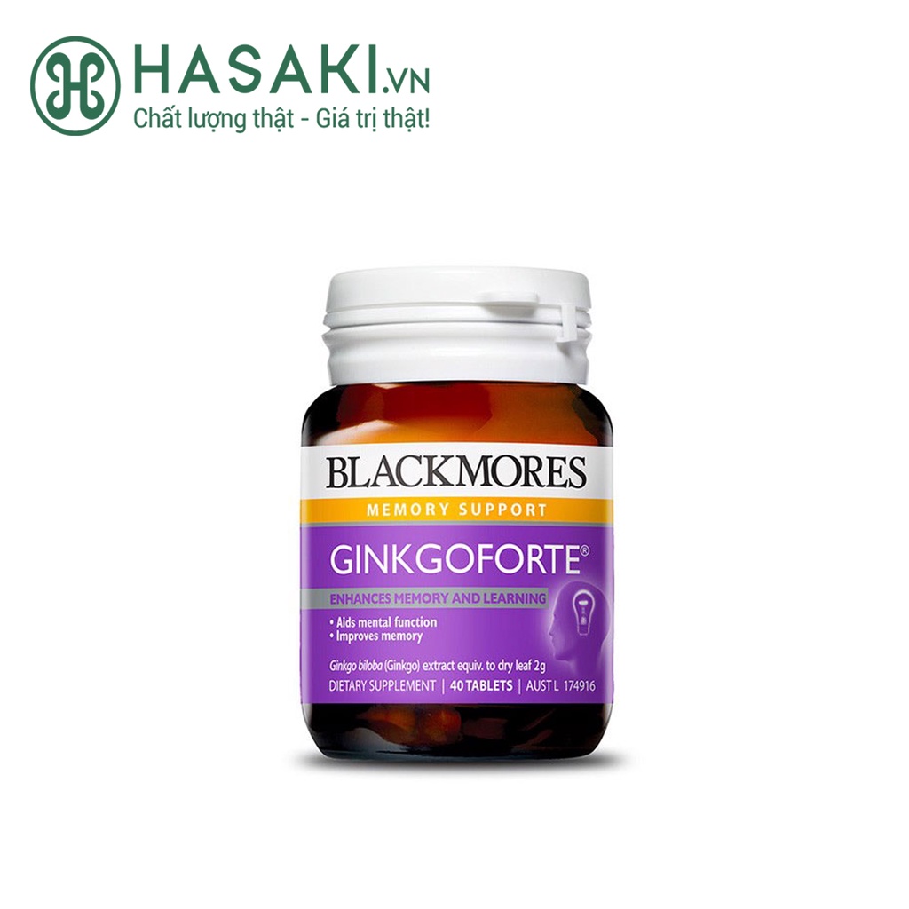 Viên Uống Blackmores Bổ Não Tăng Cường Trí Nhớ Brain Active 30 Capsules 30 Viên