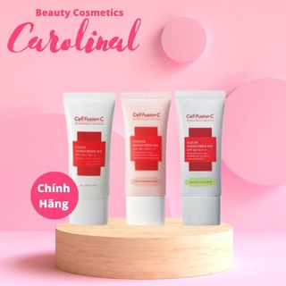 Kem chống nắng nâng tông da trắng hồng / Kem chống nắng Cell Fusion C Suncreen all skin Hàn Quốc Chính Hãng-Carolinal