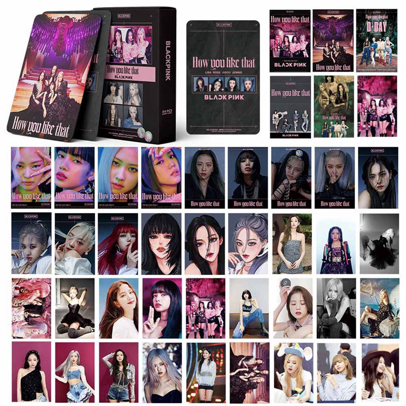 Set 54 Thẻ Ảnh LOMO In Hình Thành Viên Nhóm Nhạc Blackpink