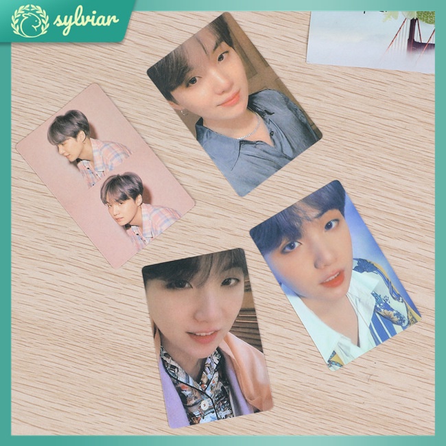 Bộ Thẻ Ảnh Mini Hình Bản Đồ Thế Giới Của BTS RM SUGA J-Hope JiMin Jung Kook Jin V