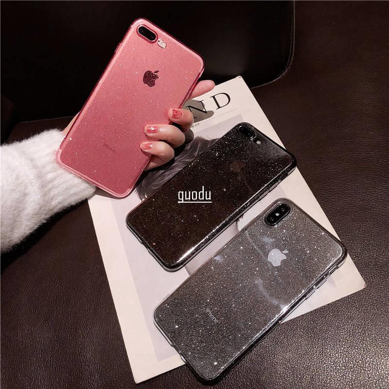 Ốp điện thoại silicone trong suốt dành cho iphone 11/7plus/Xr/8/6splus | BigBuy360 - bigbuy360.vn