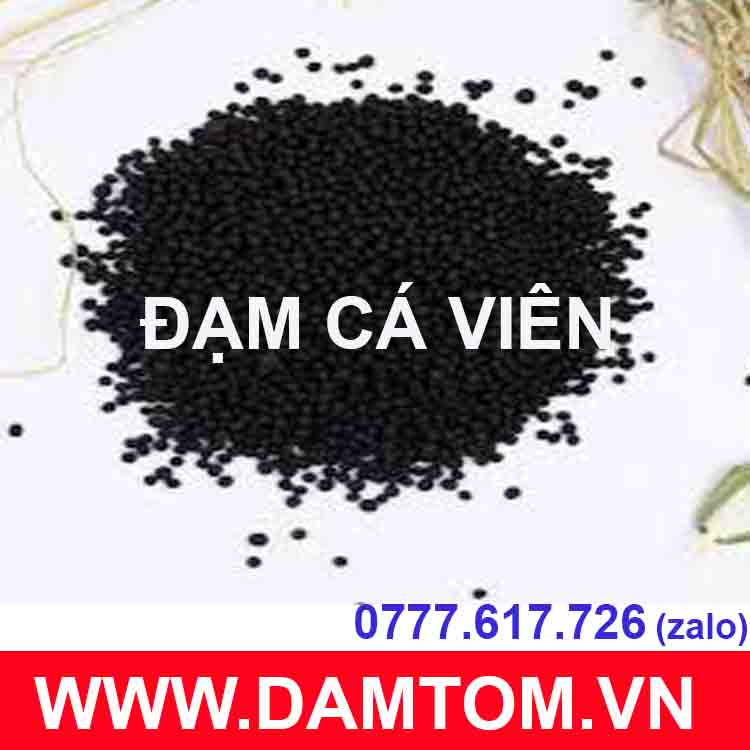 Phân Bón Đạm Cá Hữu Cơ Viên Nén Giàu Dinh Dưỡng Trồng Rau Sạch, Hoa Hồng