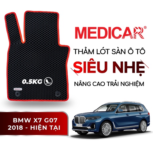 MEDICAR - Thảm Lót Sàn ô tô BMW X7 G07 (2018 - Hiện tại)