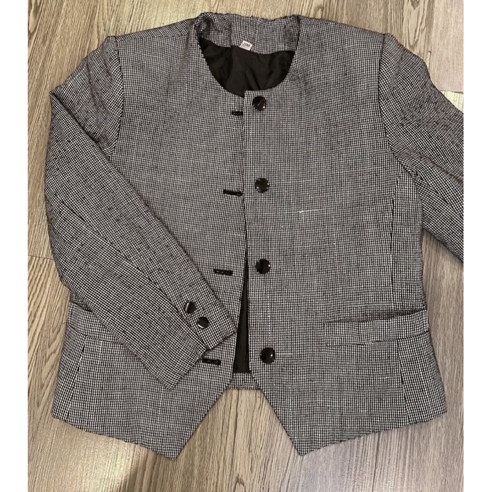 Áo dạ mỏng Nhật 2hand cổ tròn