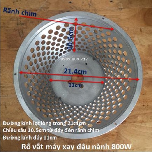 Combo 10 lưới vắt đậu nành DM-Z105A đường kính 21cm, sâu 11cm