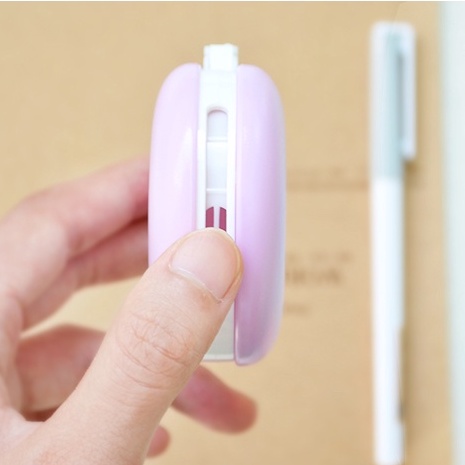 Bút xóa dạng kéo Correction tape Pennie hình bánh chocopie ngộ nghĩnh màu Pastel xinh xắn