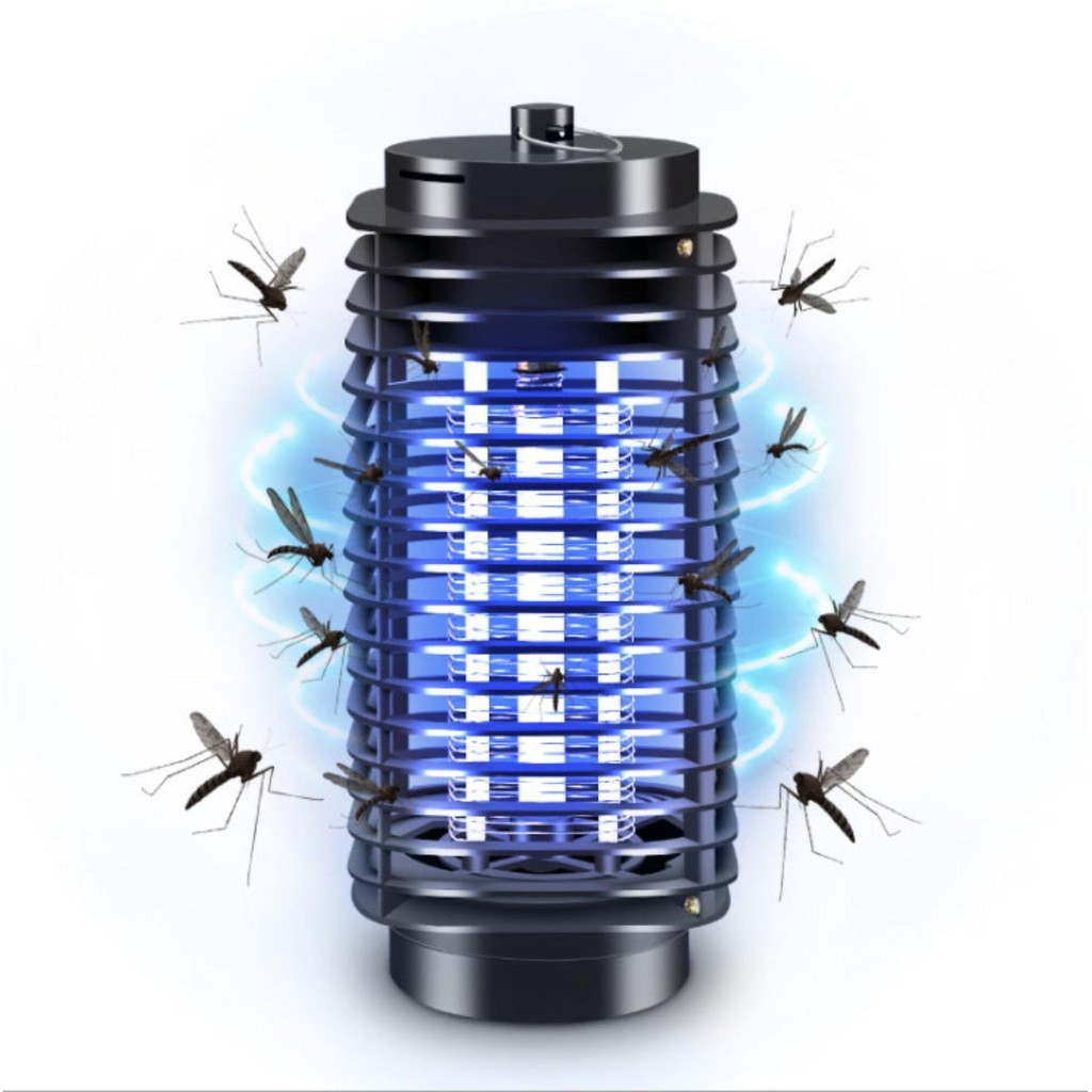 Đèn bắt muỗi cao cấp hình tháp 3D - Máy diệt muỗi Không mùi, không hóa chất, không bụi