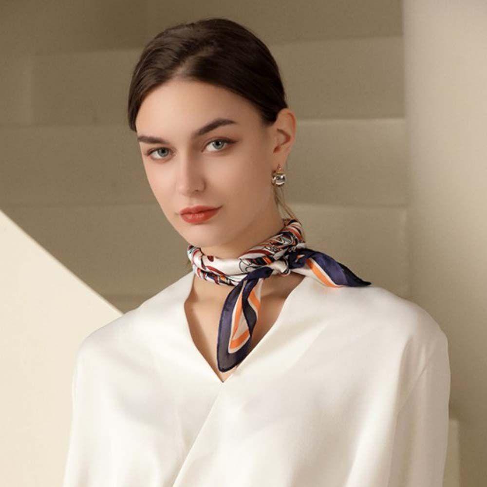 Khăn Quàng Cổ Lụa 15H Thiết Kế Trang Nhã Cho Nữ
