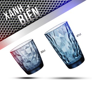 [ĐỦ MÀU - ITALIA] Bộ 6 Ly thủy tinh Diamond 47cl (Bormioli Rocco)