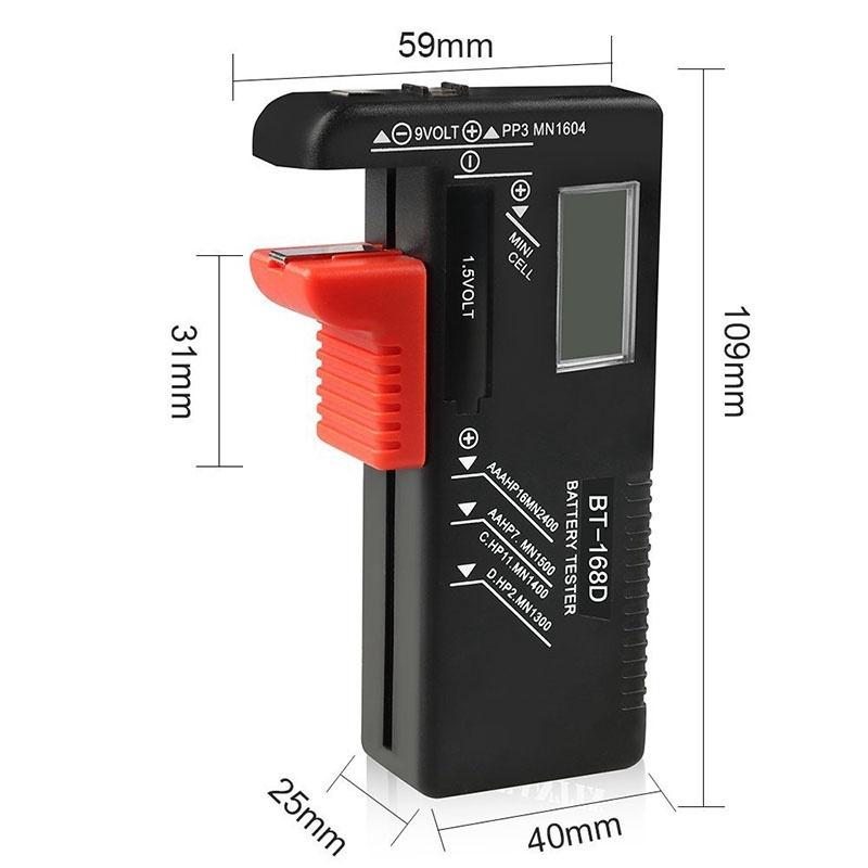 Thiết bị kiểm tra pin AA AAA C D 9V 1.5V