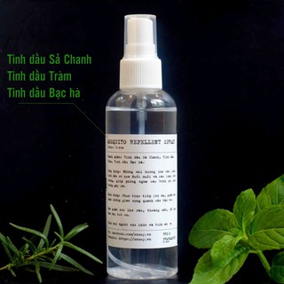Xịt đuổi muỗi và côn trùng 100ml- Thành phần thiên nhiên, hiệu quả và an toàn
