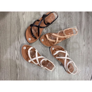sandal nhiều dây đan chéo
