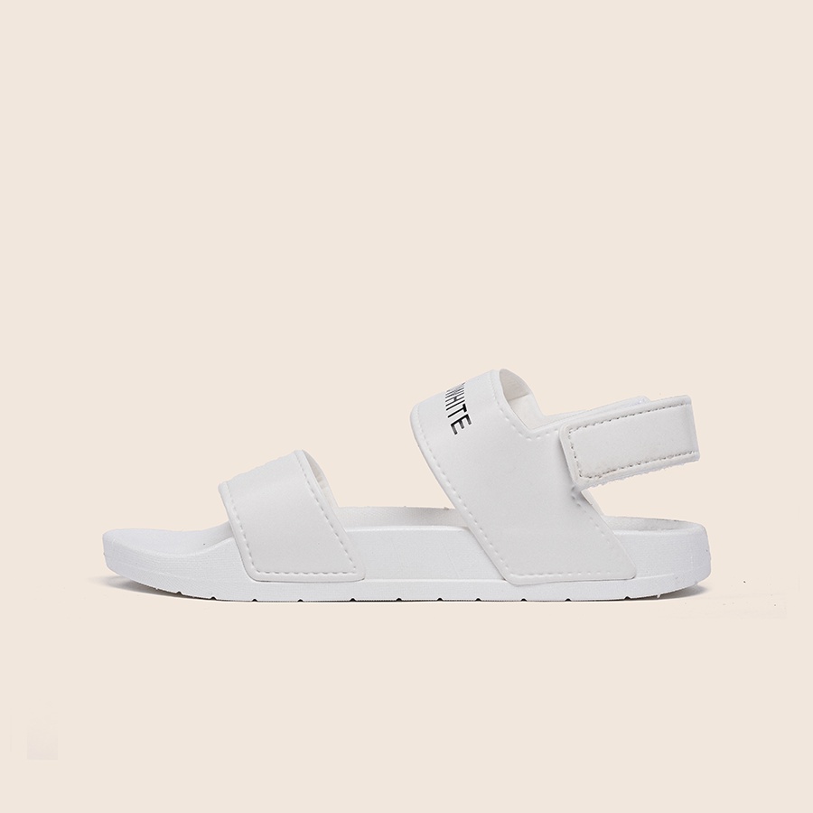 Giày Sandal nữ giayBOM quai ngang khóa dán đế cao 3 cm S01