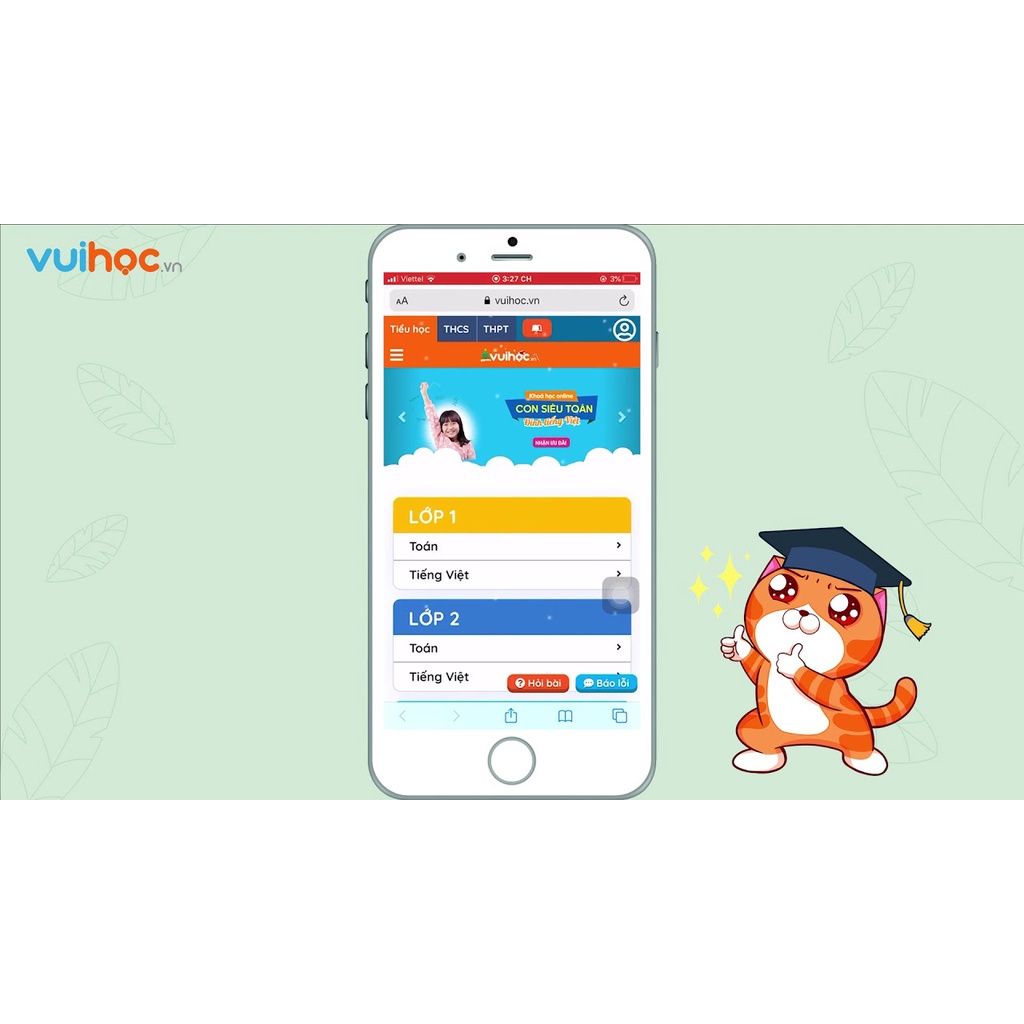 Vuihoc.vn 1 Năm ( Toán - Tiếng Việt - Tiếng Anh)