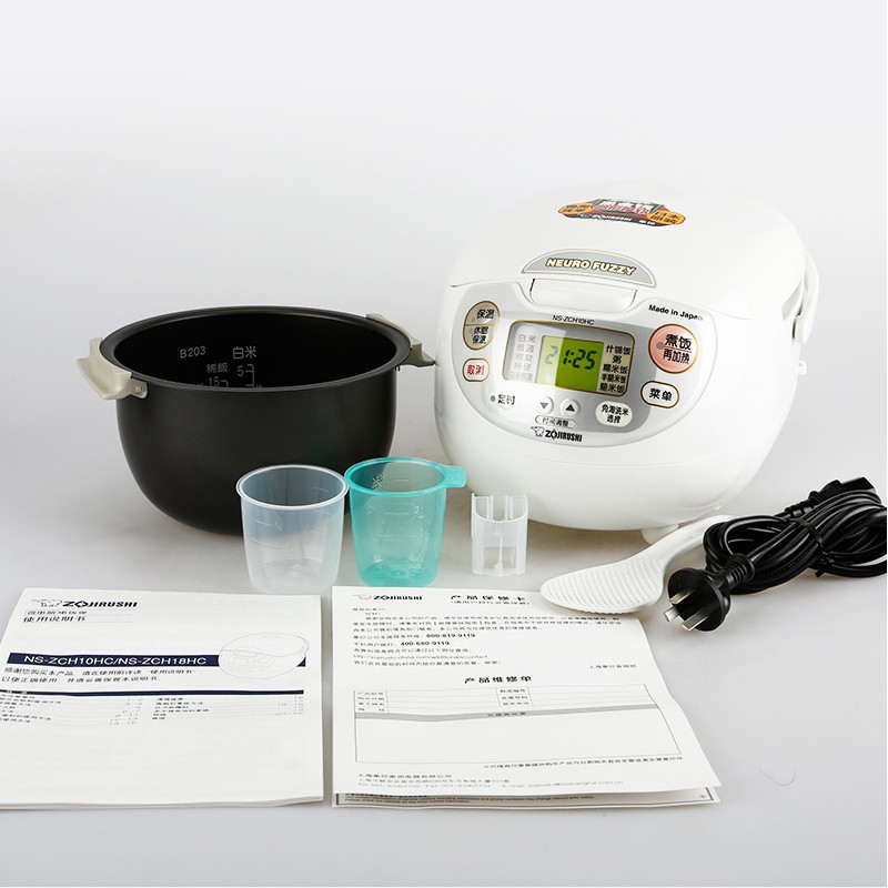 Nồi cơm điện tử Zojirushi NS-ZAQ10-WZ - 1 lít