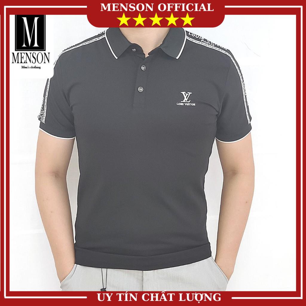 [Hàng Hiệu] Áo Thun Nam Có Cổ, Áo Polo Nam Cao Cấp L.V Vải Cá Sấu Cotton Co Giãn 4 Chiều Chuẩn Form Chất Mát MP1300