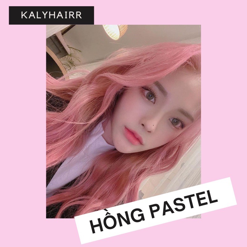 Thuốc nhuộm tóc màu HỒNG PASTEL [ Cần tẩy ]