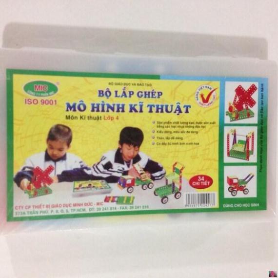 Bộ lắp ghép mô hình kỹ thuật Lớp 4 hoặc Lớp 5 - MIC hoặc Nhật Hoa Minh