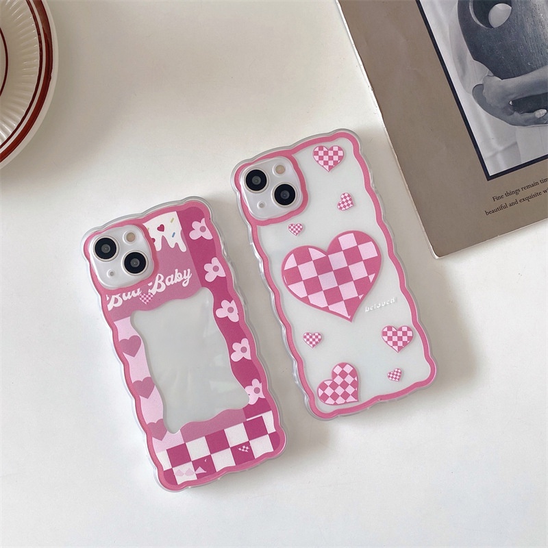 Ốp lưng iphone trong lượn sóng tim caro 6/6plus/7/7plus/8/8plus/xs/11/12/13/pro/max/plus/promax-Sale Hot G1-2