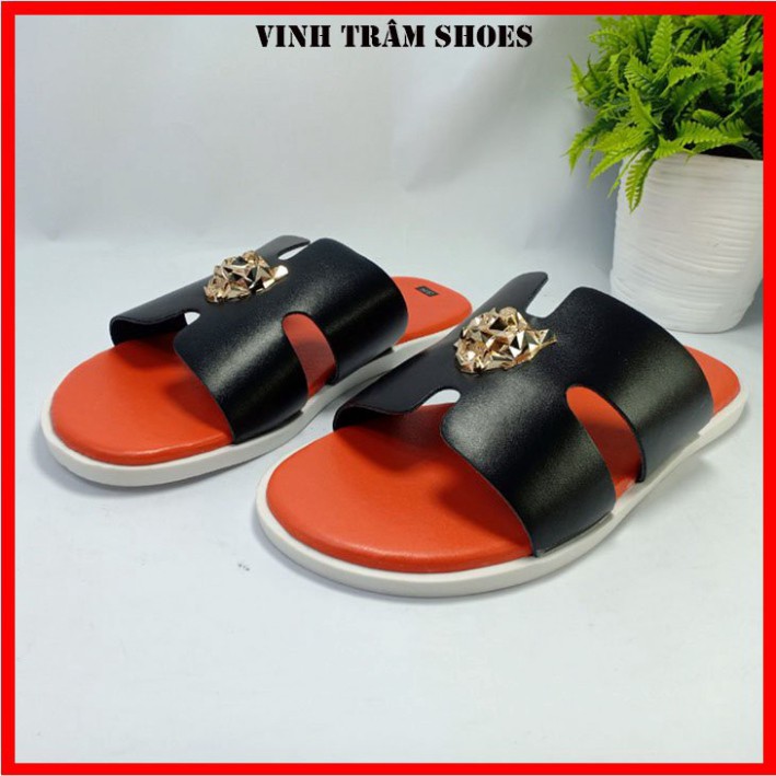 [ FREE SHIP ] Dép lê thời trang quai ngang nam đế thấp,mang êm chân,mẫu hot 2021,hàng sẵn kho từ 38 - 43 bảo hành 1
