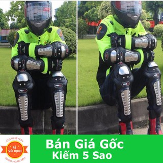 Bộ giáp Inox chính hãng ProBiker cực chắc bảo vệ cơ thể tránh trầy xước khi té ngã xe máy HP50244