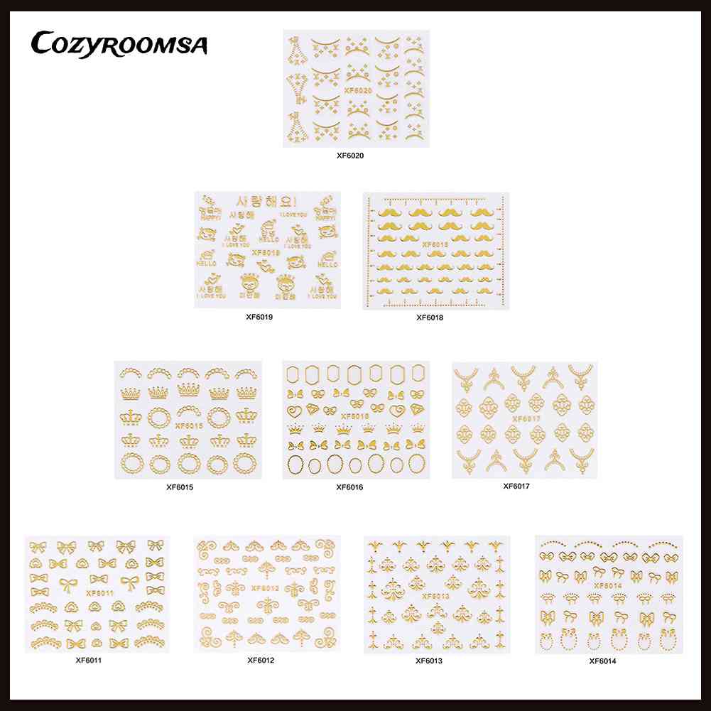 Giấy Foil 3D Dán Móng Nghệ Thuật