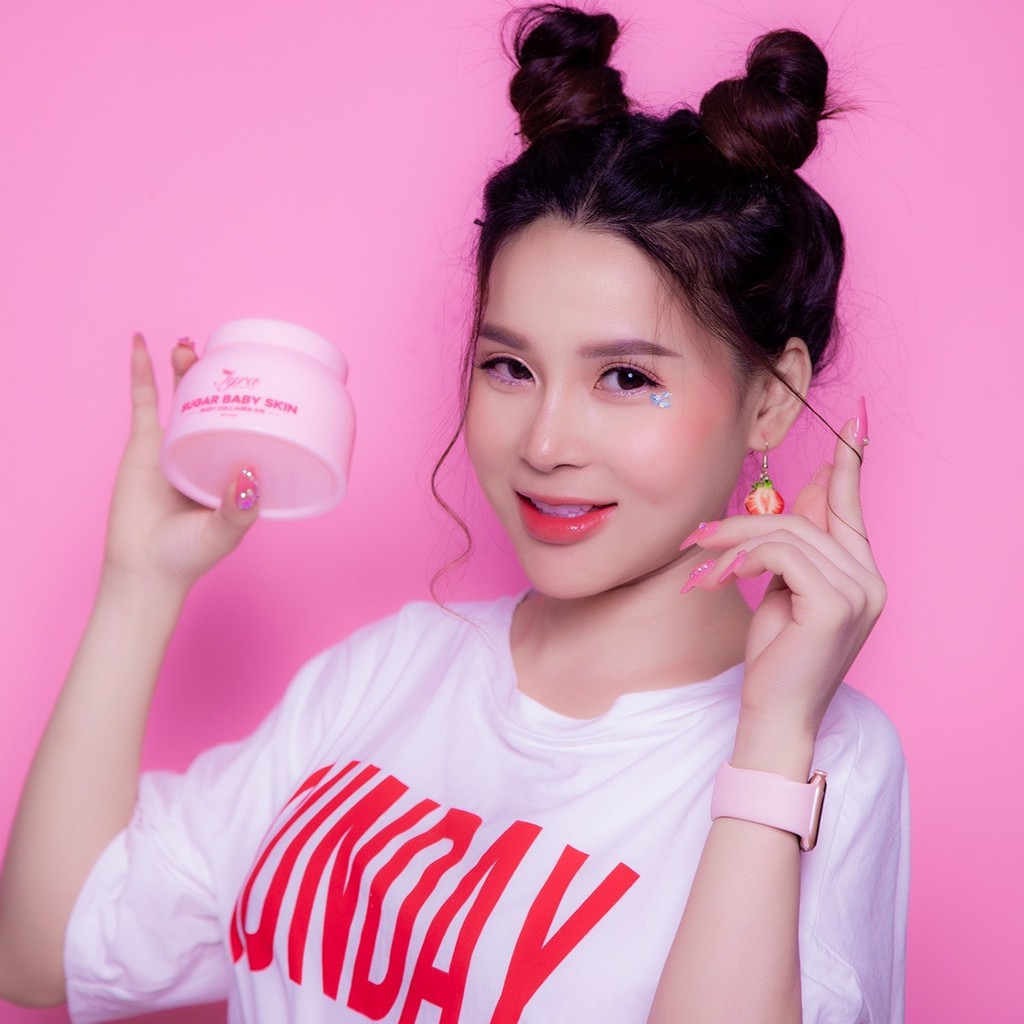 HÀNG CHÍNH HÃNG - Kem dưỡng trắng siêu tốc SUGAR BABY SKIN Collagen X10,Giúp da trắng sáng mịn & đều màu, không bết rít.