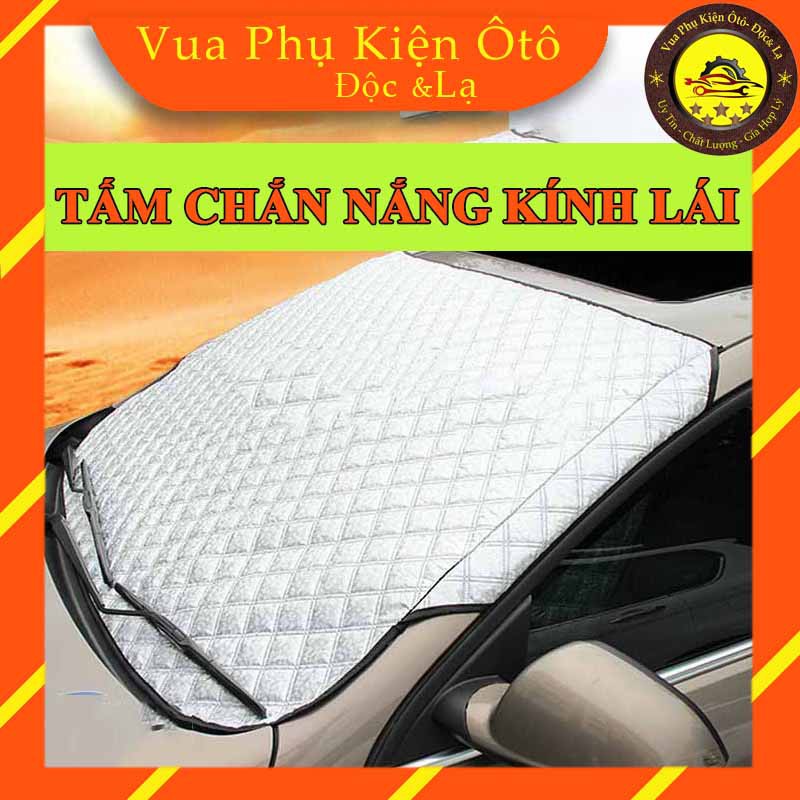 [Mã 99LSSALE1 giảm 10K đơn 99K] Tấm che nắng kính lái ô tô- tấm chắn nắng oto loại dày 3 lớp có video và ảnh thật