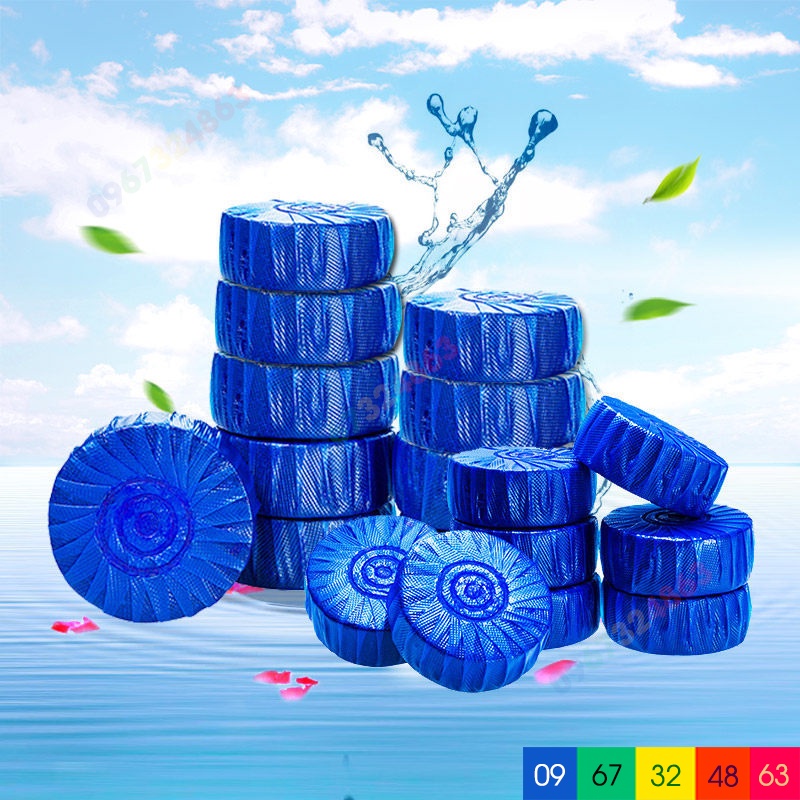 Combo túi 10 viên tẩy bồn cầu