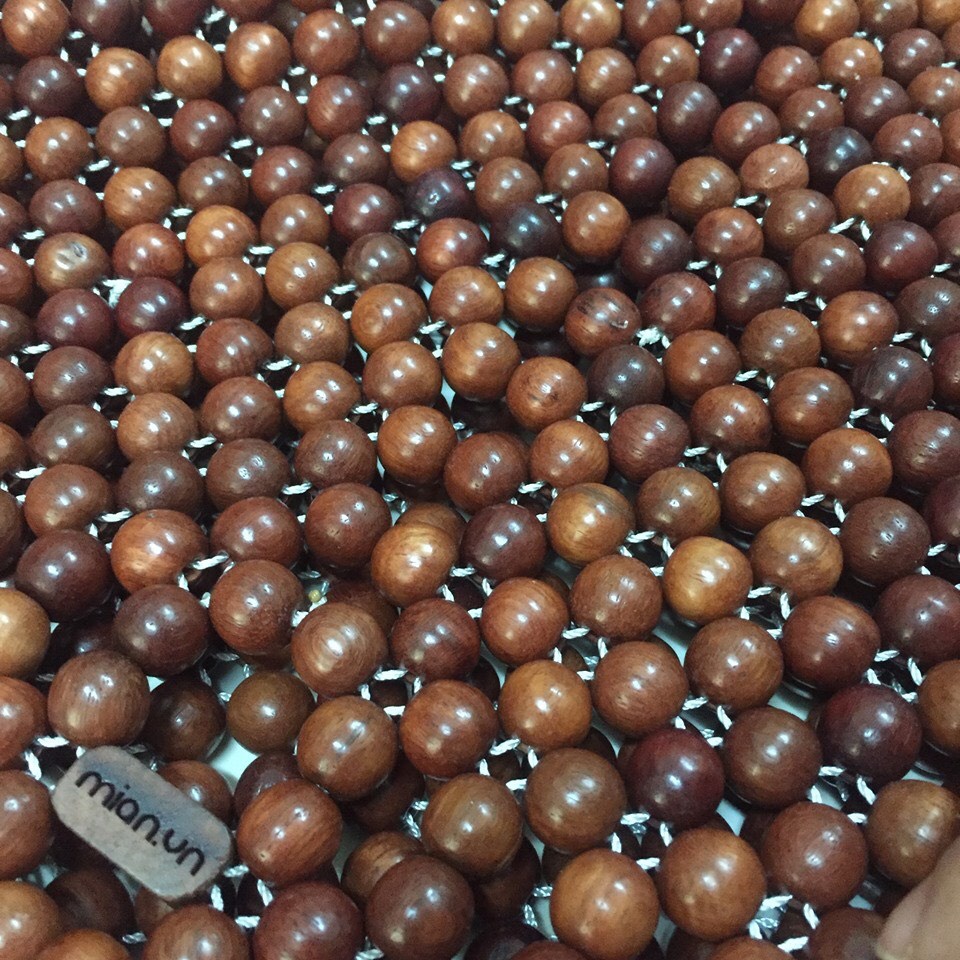 Chiếu hạt gỗ hương hạt 12ly