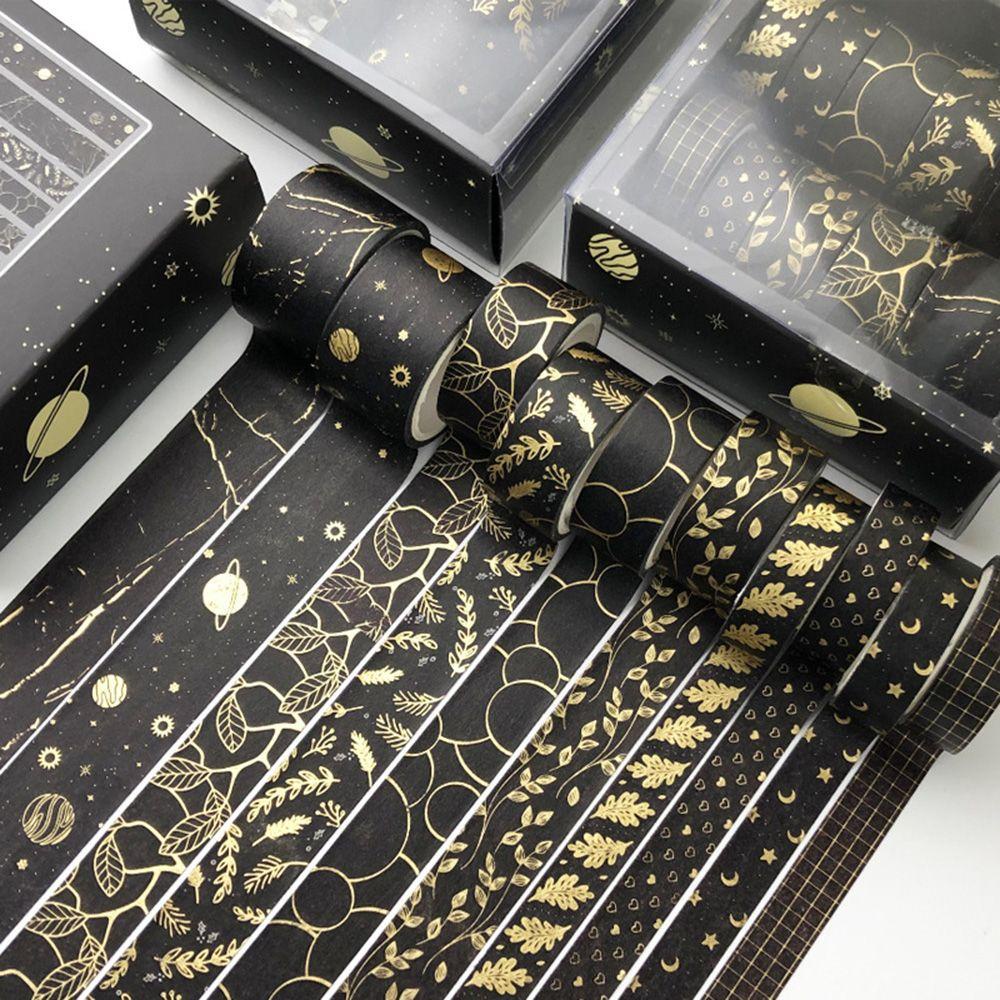 PISTA Cuộn Băng Dính Washi Họa Tiết Thế Giới Màu Hồng Đáng Yêu Phong Cách Nhật Bản