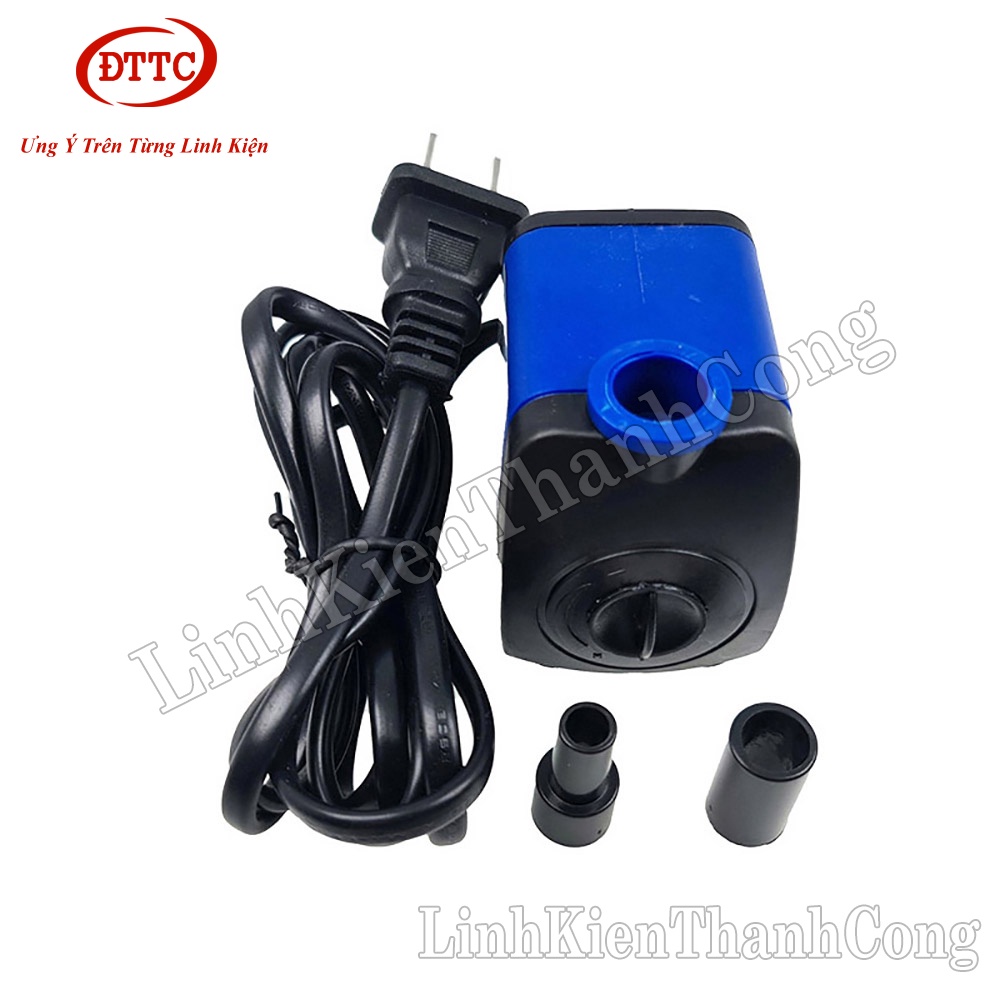 Bơm Chìm Mini 220V 8W 550L/h HG-350 Bơm Tiểu Cảnh, Bể Cá, Điều Hòa Nước