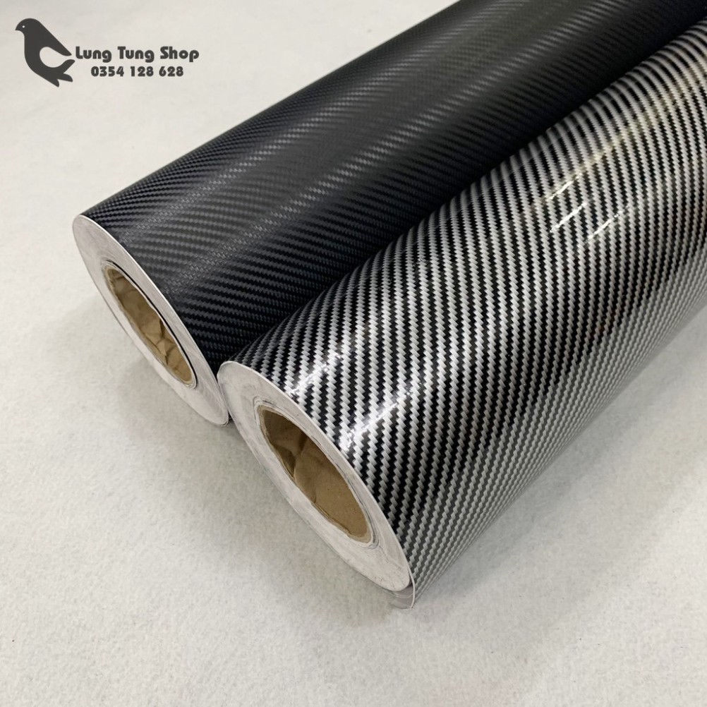 Decal carbon dán xe - đề can cac bon có sẵn keo dán nhiều vật dụng