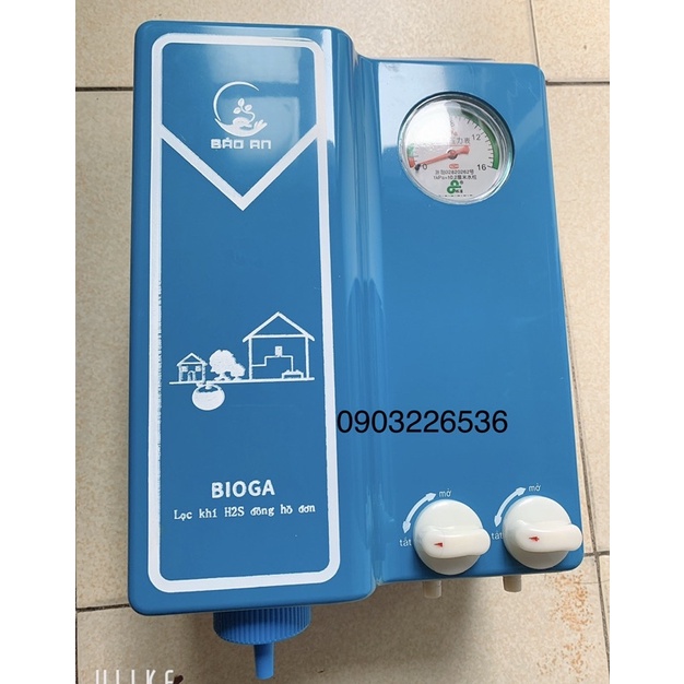 LỌC KHÍ BIOGAS ( LỌC ĐẠI TỔNG - KÈM ĐỒNG HỒ HỒ ĐO ÁP)