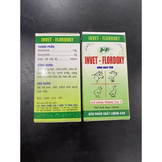 [THÚ Y] 1 lọ INVET-FLORDOXY 100ml