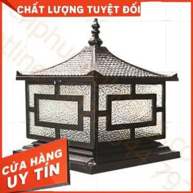 [Giá Rẻ - Uy Tín]  Đèn trụ cổng: Nhôm đúc Cao cấp D250 PH6048