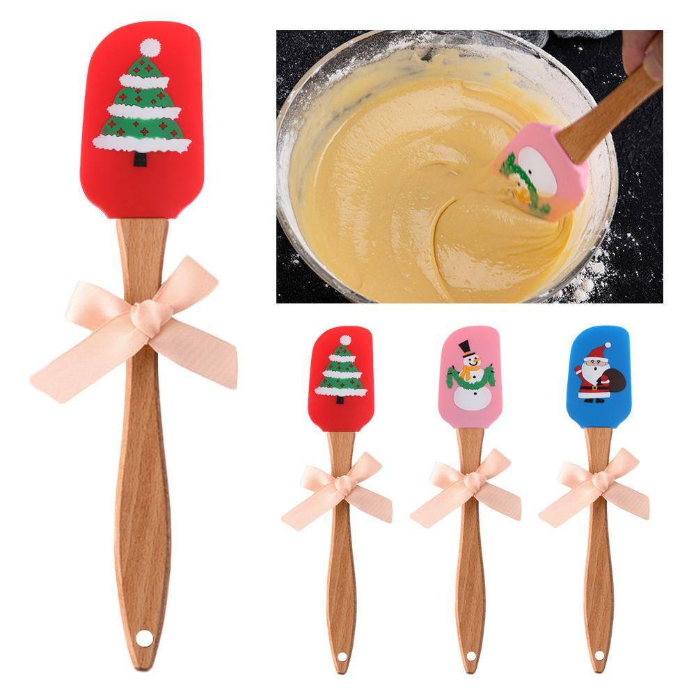Dụng Cụ Làm Bánh Bằng Silicone Họa Tiết Giáng Sinh