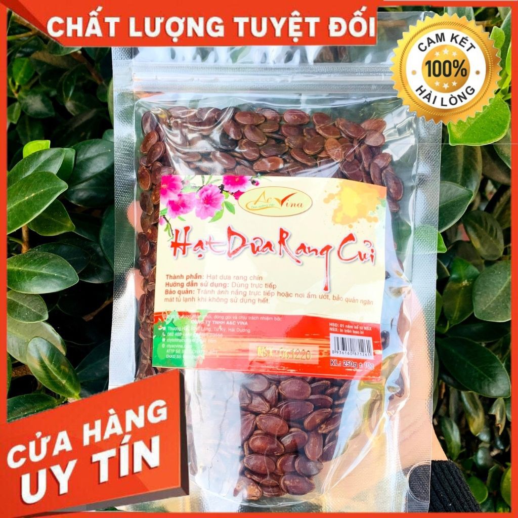 [GIÁ SỈ] HẠT DƯA KHÔNG TẨM MÀU RANG CỦI BÌNH THUẬN LOẠI ĐẶC BIỆT 500G